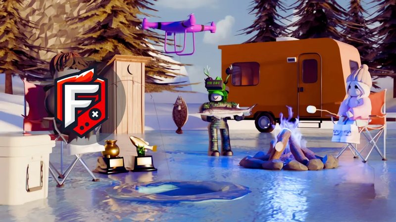 Ice fishing game online, ice fishing gambling game